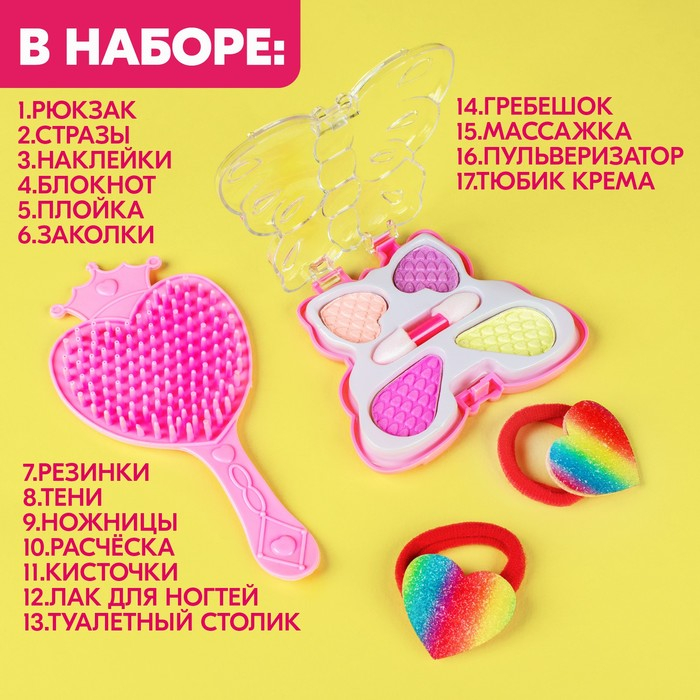 Игровой набор «Модница», в рюкзачке Игровой набор «Модница», в рюкзачке