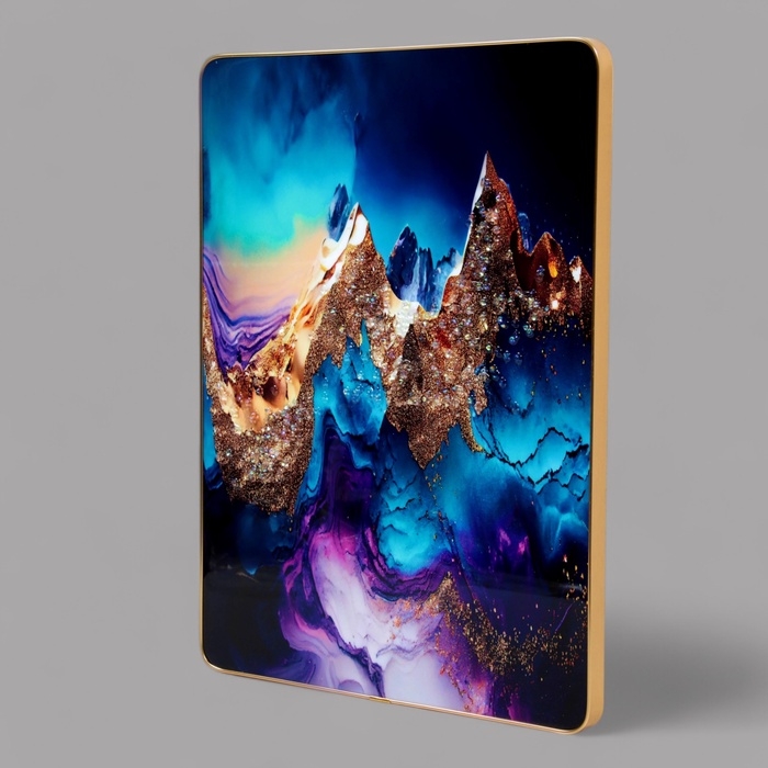 Картина акрил "Абстракция смола" 40х30 см