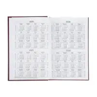 Ежедневник датированный Calligrata, А5, 2026, твёрдая обложка из бумвинила, 168 листов, коричневый