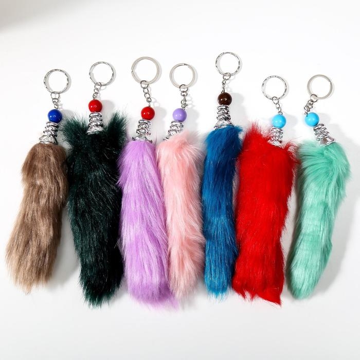 Пушистик на кольце Пушистик на кольце "Хвост" МИКС