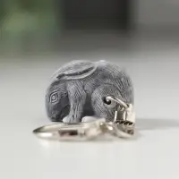 Брелок "Кролики", 2,3см