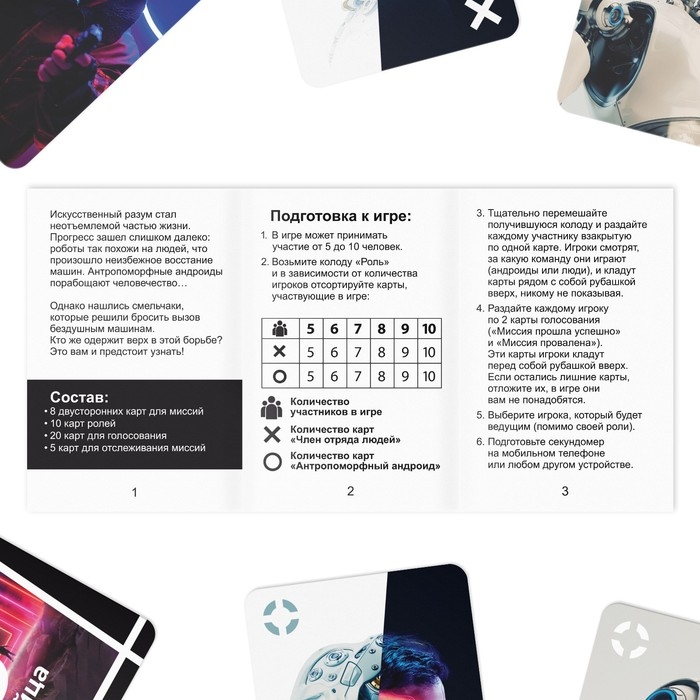 Настольная игра «Восстание машин» , 43 карты, 10+ Настольная игра «Восстание машин» , 43 карты, 10+