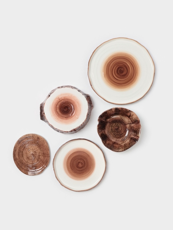 Тарелка плоская Magistro "Wood" 25см 25,3х1,8 см