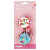 Набор формочек для кап-кейков тм VETTA, 5,5х3х7см, пергамент, 2 дизайна, 48шт