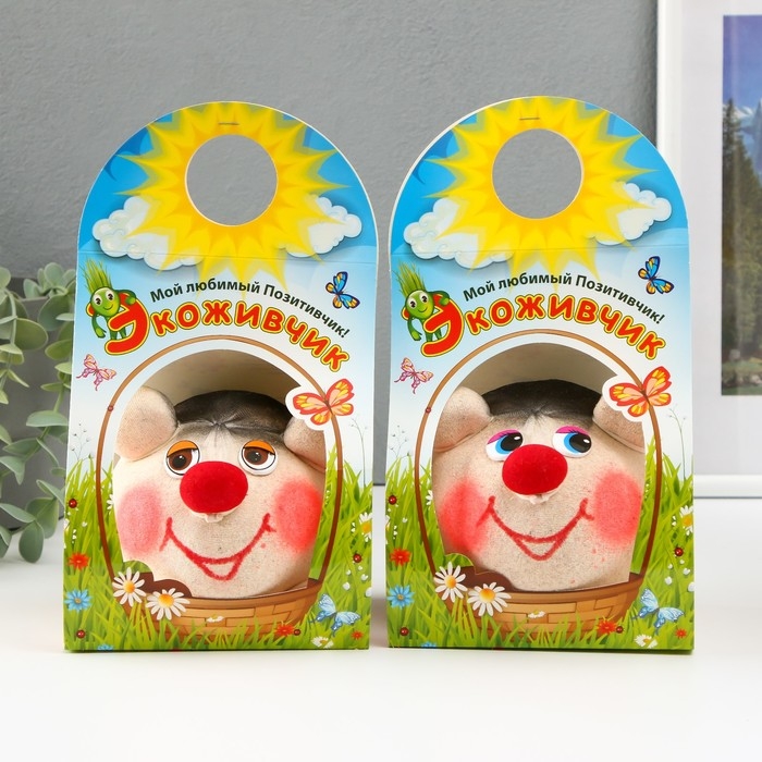 Растущий подарок травка Экоживчик Растущий подарок травка Экоживчик "Ежик 2" МИКС