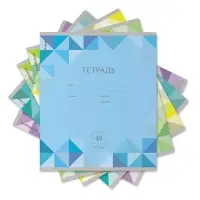 Тетрадь 18 листов в линейку ErichKrause Optima Rhombs, обложка мелованный картон, МИКС Тетрадь 18 листов в линейку ErichKrause Optima Rhombs, обложка мелованный картон, МИКС