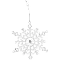 Подвеска светодиодная «Снежинка» 14 см, 1 LED, от батареек LR41×3, свечение RGB Подвеска светодиодная «Снежинка» 14 см, 1 LED, от батареек LR41×3, свечение RGB