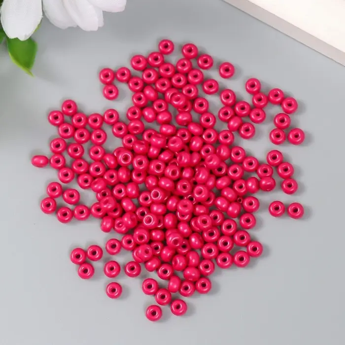 Бисер стекло 6/0  Бисер стекло 6/0 "Бургундия" 15 гр