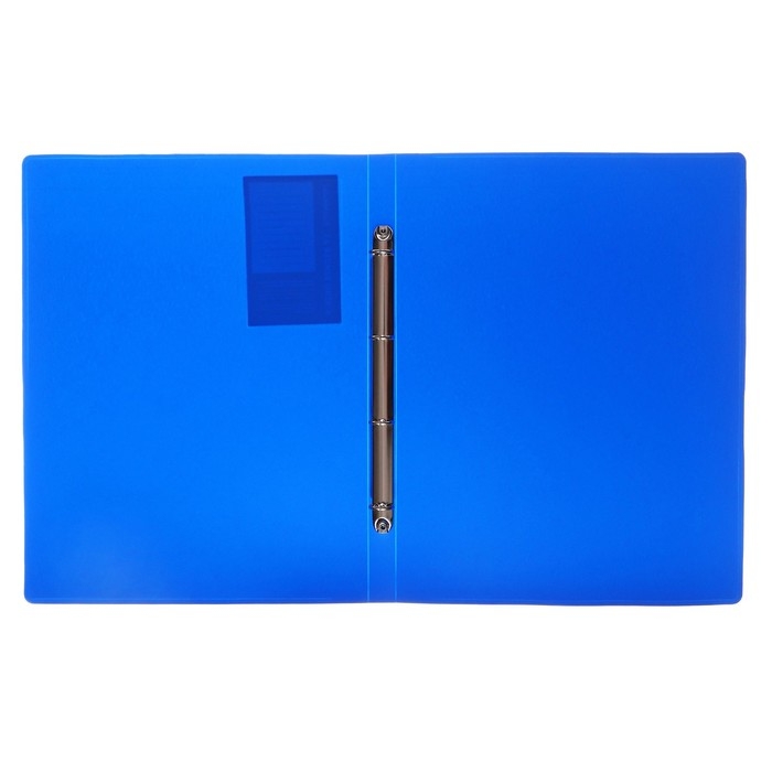 Папка на 4 кольцах А3, Calligrata  Папка на 4 кольцах А3, Calligrata "Standard" 27мм, 800 мкм, вертикальная, синяя