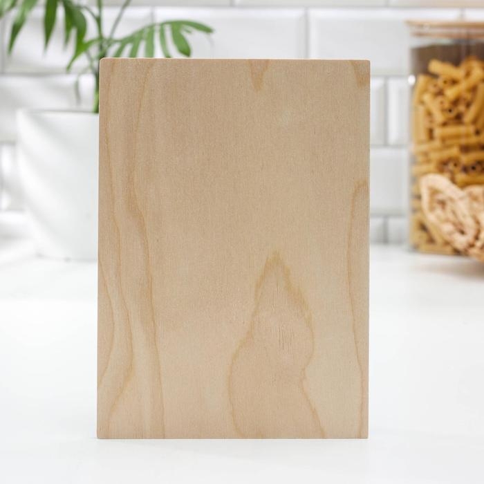 Доска разделочная деревянная Доляна «Правила папы», 22,5×16×0,6 см