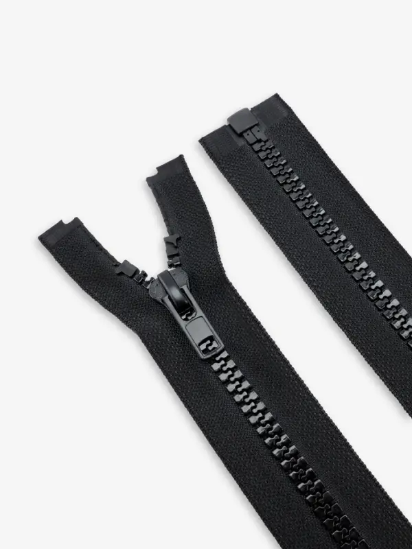 Молния &laquo;Трактор&raquo;, №8, разъёмная, замок автомат, 90 см, чёрная