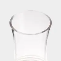 Ваза &laquo;Сигрид&raquo;, 25&times;10.5 см, стекло, прозрачно-золотая