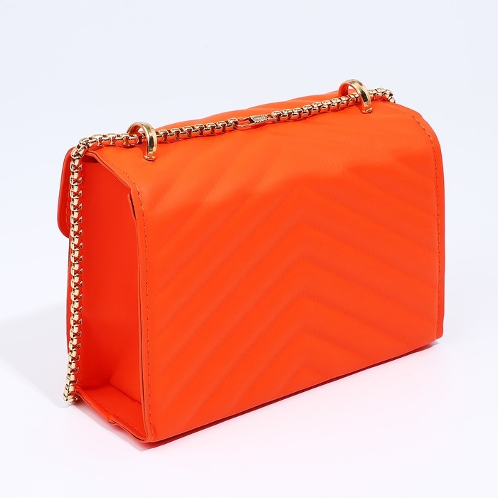 Сумка-мессенджер на молнии, цвет оранжевый Сумка-мессенджер на молнии, цвет оранжевый