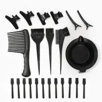 Набор для окрашивания, 23 предмета, чёрный