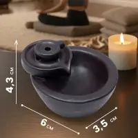 Подставка для благовоний TAKE IT EASY &laquo;Чаши мироздания&raquo;, стелющийся дым, 4.3&times;3.5&times;6 см