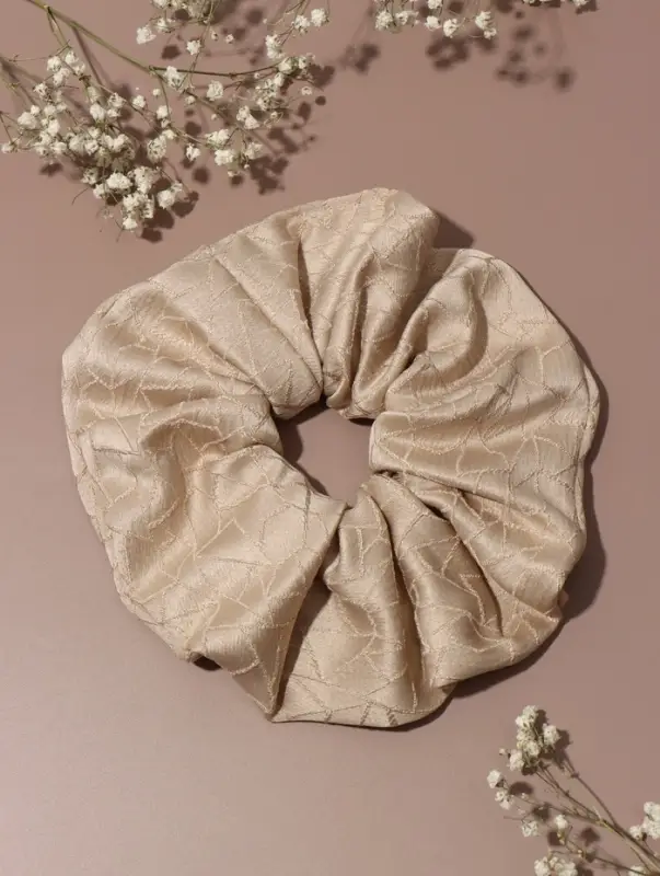 Резинка для волос "Орбита гранд" грация, 16 см, светло-коричневый