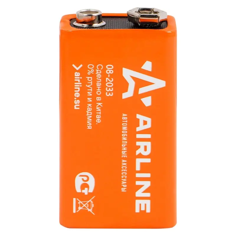 Батарейка 6LR61/Крона 9V щелочная 1 шт.