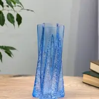 Ваза для цветов &laquo;Флоранс&raquo;, 25&times;11&times;9 см, стекло, голубая