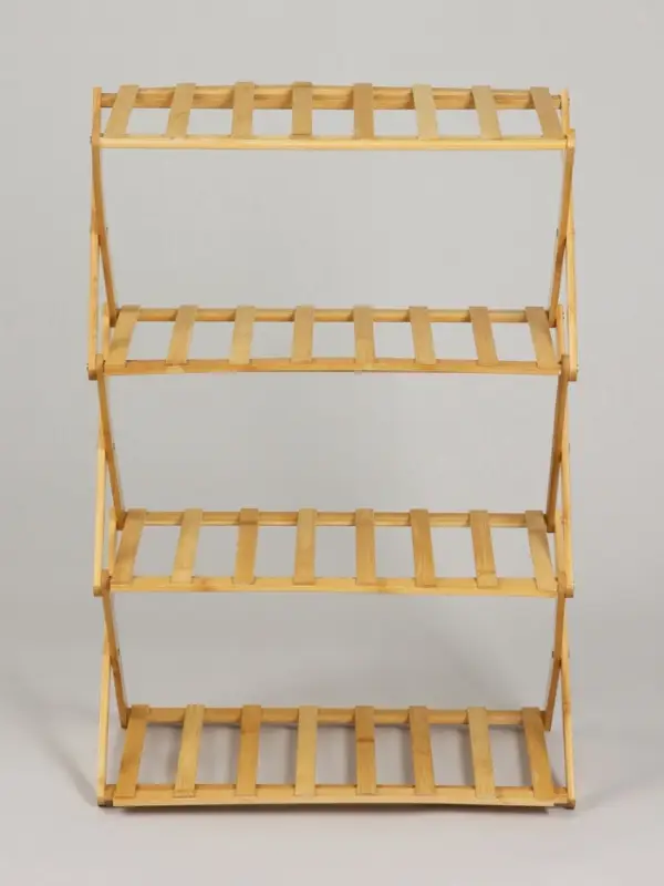 Стеллаж универсальный, 4 полки, 50&times;25&times;68 см, напольный, открытый, Greengo