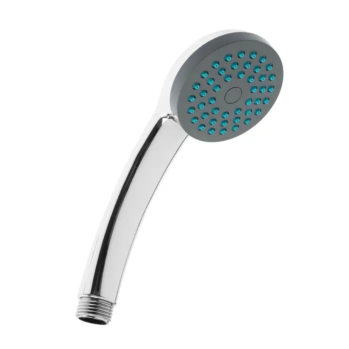 Душевая лейка со шлангом, гайки металл, держатель, крепеж в комплекте.