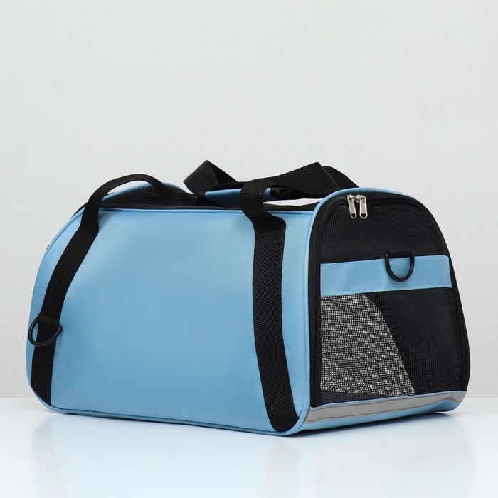 Сумка-переноска сетчатая,53 х 26 х 34 см, голубая Сумка-переноска сетчатая,53 х 26 х 34 см, голубая