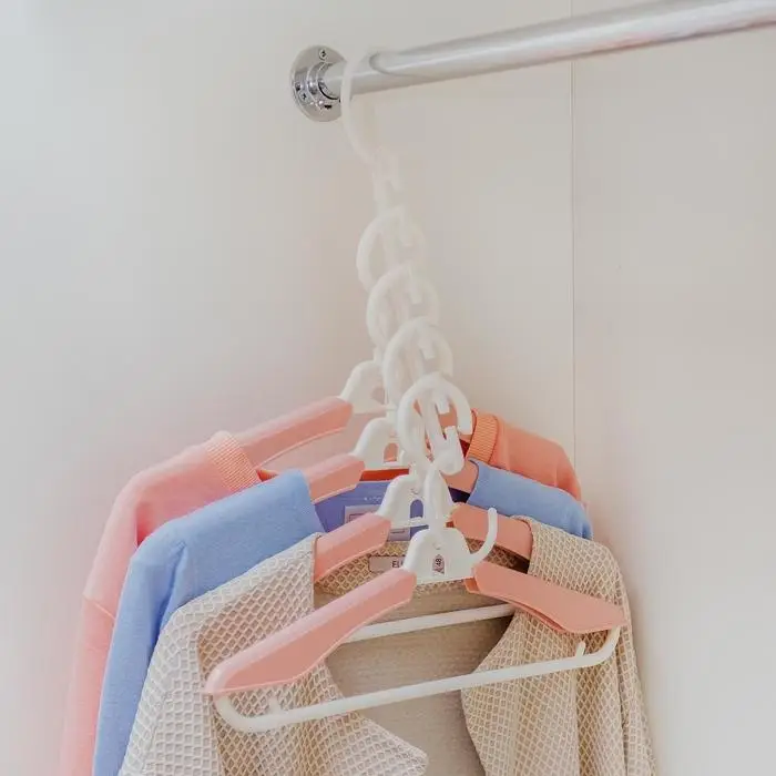 Вешалка органайзер трансформер, 24 см, 5 крючков, белая