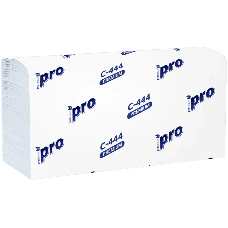 Полотенца бумажные Protissue Z-слож 2сл 150л/пач 28пач/кор_С444