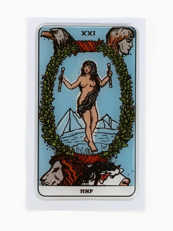 Объемный 3D стикер на телефон &laquo;Мир&raquo;, 7&times;4 см