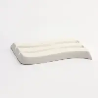 Блюдо для оливок, 3 ячейки, 21.5&times;15&times;2.5 см, фарфор, белое