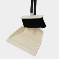 Щётка для пола c совком Malta, бежевый