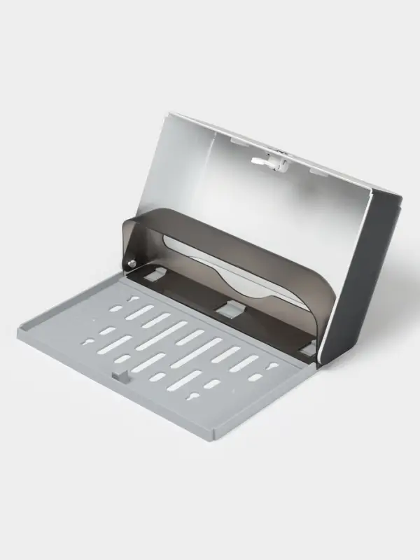 Диспенсер для бумажных полотенец в листах SAVANNA, пластик, чёрный