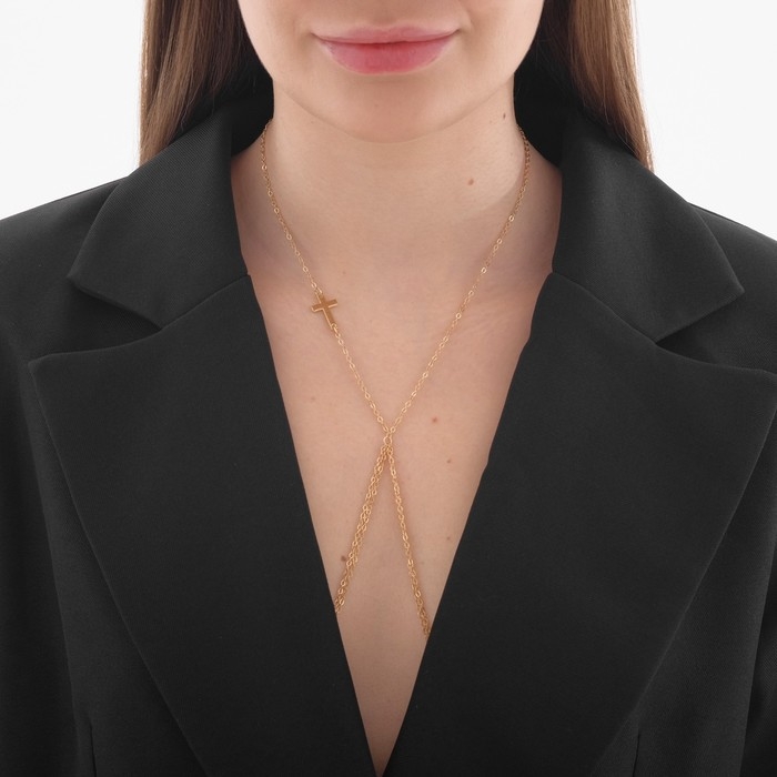 Портупея «Крестики» 4 нити, цвет золото Портупея «Крестики» 4 нити, цвет золото