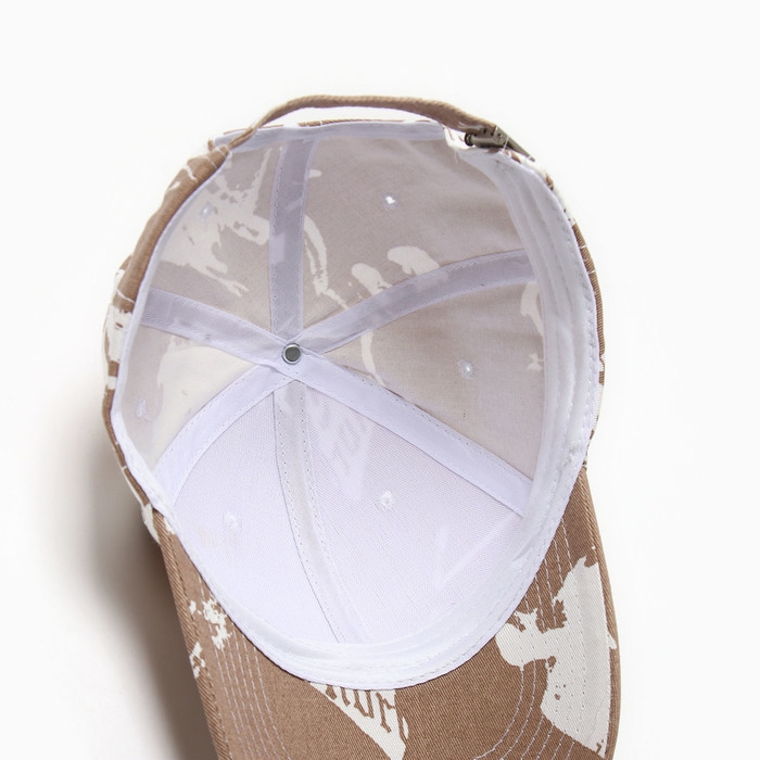 Кепка MINAKU, цвет светло-коричневый, размер 58