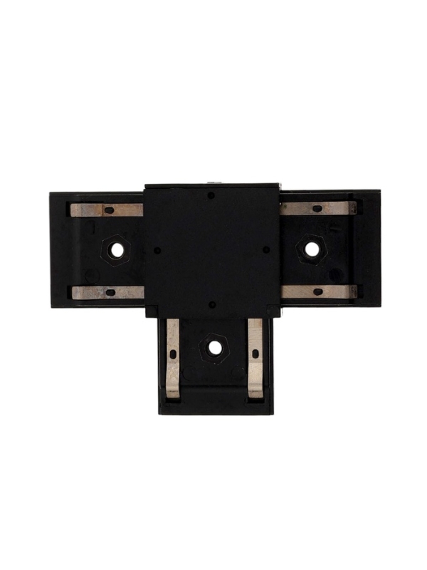 Коннектор Т-образный для шинопровода, серия "Flat", черный