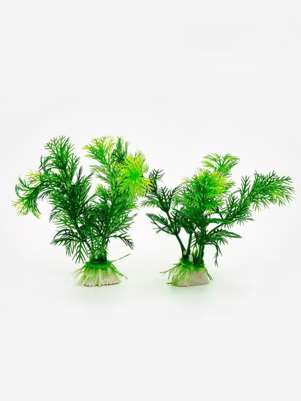 Набор растений искусственных для аквариума, 11.5 см, 2 шт.
