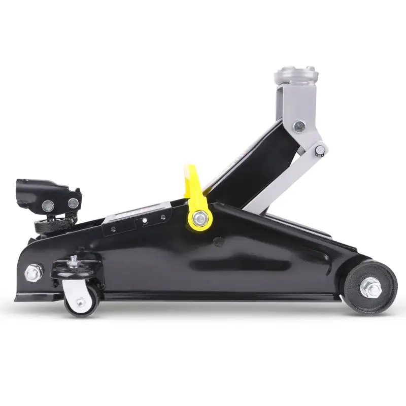 Домкрат подкатной AVS FJ-2000AL (поворотная ручка 360 градусов), 2т, 135-340мм. в кейсе