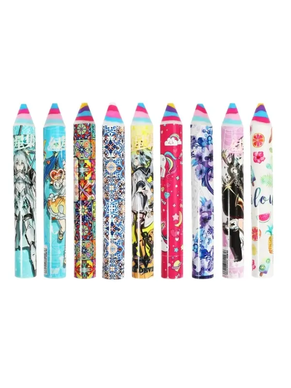 Ластик фигурный, карандаш, МИКС