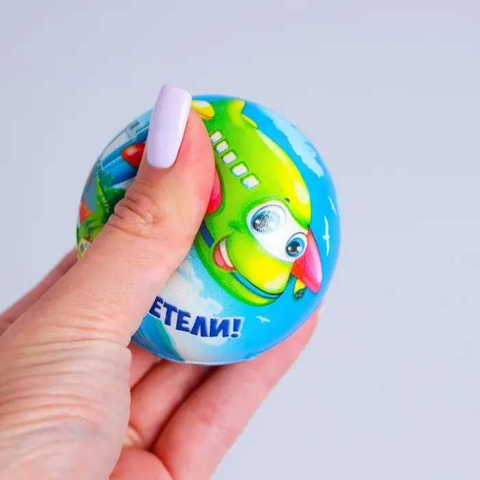 Мяч детский мягкий «Транспорт», 6.3 см, МИКС Мяч детский мягкий «Транспорт», 6.3 см, МИКС