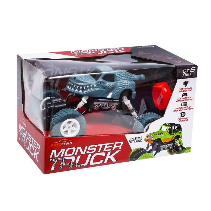 Джип радиоуправляемый DINO, работает от аккумулятора, цвет синий Джип радиоуправляемый DINO, работает от аккумулятора, цвет синий