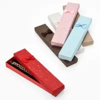 Набор подарочных коробочек 6 шт. под браслет, цепочку &laquo;Бантик&raquo;, 21&times;4 см, цвет МИКС