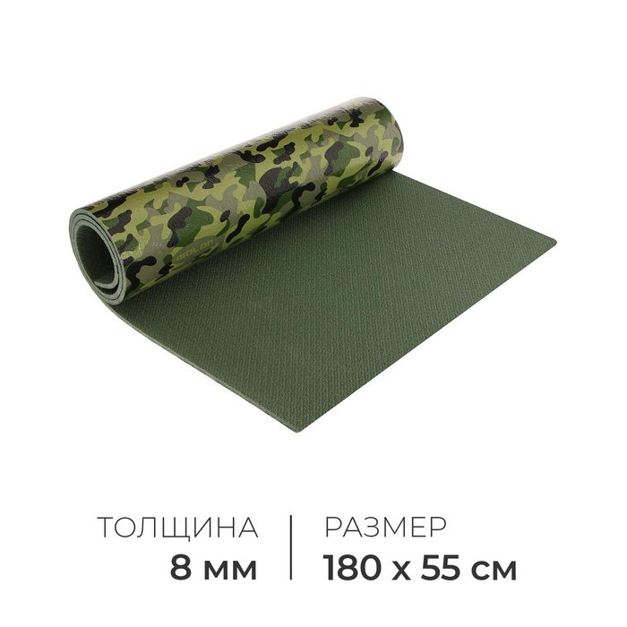 Коврик туристический Decor, 180х55х0.8 см, цвет камуфляж Коврик туристический Decor, 180х55х0.8 см, цвет камуфляж