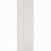 Настенная перфорированная панель ДСП односторонняя, 90&times;0.6&times;30 см, шаг 2.5 см, белая