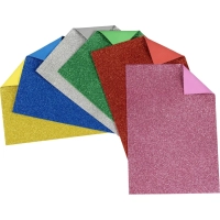 Фоамиран с блестками 6л./6цв. 11-406-159