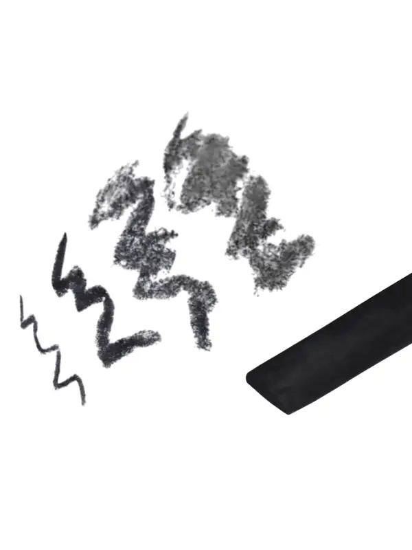 Уголь натуральный 20 штук, d=7-9 мм, в картонном тубусе, черный Уголь натуральный 20 штук, d=7-9 мм, в картонном тубусе, черный