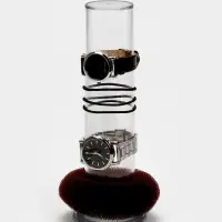 Подставка для резинок и бижутерии &laquo;Тубус&raquo;, 8&times;8&times;24 см, прозрачная