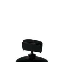 Ценникодержатель на круглой подставке, пластик, 5&times;5&times;3.5 см, чёрный