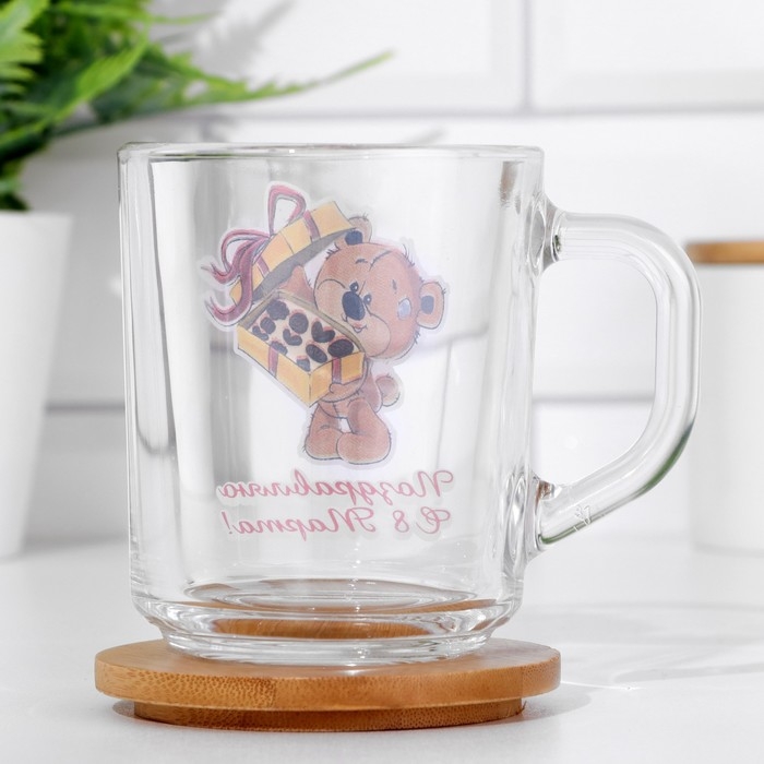 Кружка «Поздравляю с 8 Марта!», 200 мл