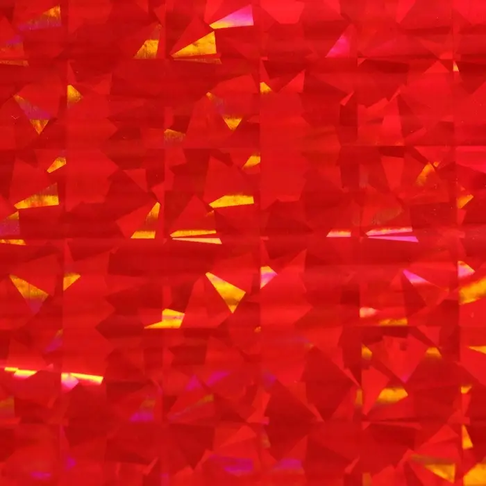 Пленка голографическая, «Калейдоскоп», красная, 70 см × 1 м Пленка голографическая, «Калейдоскоп», красная, 70 см × 1 м