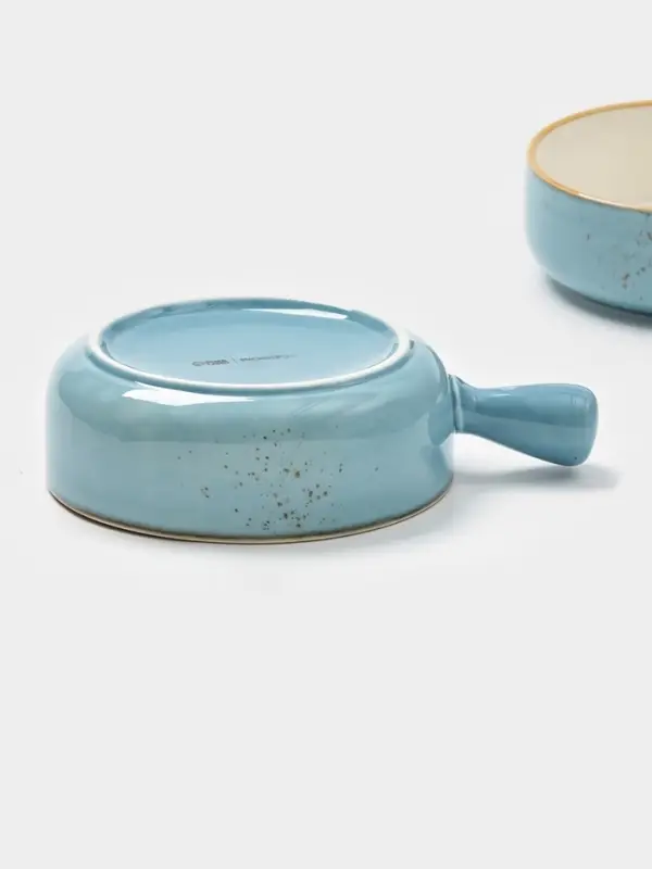 Кокотницы Magistro «Церера», набор 2 шт., 500 мл, d=15 см, фарфор, голубые Кокотницы Magistro «Церера», набор 2 шт., 500 мл, d=15 см, фарфор, голубые