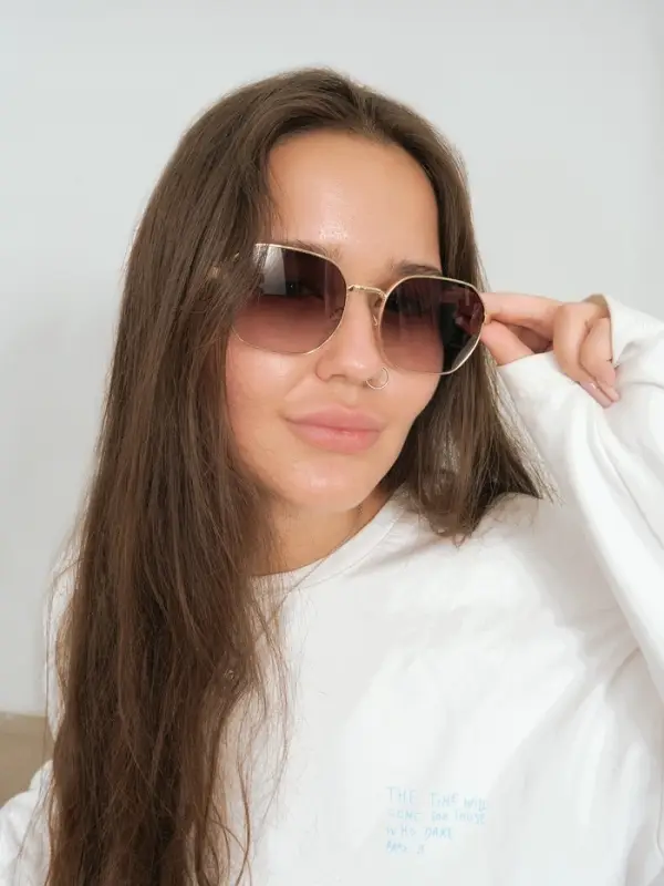 Очки солнцезащитные &laquo;OneSun. Овал&raquo;, uv 400, футляр, салфетка